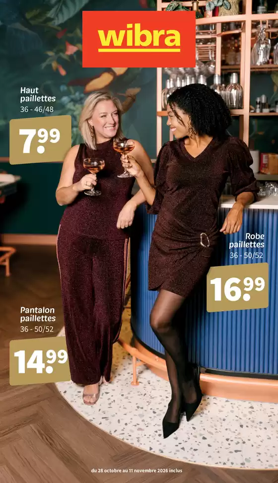 Catalogue Wibra | Wibra 2026 week 44 jels feestcollectie befr | 2026-10-28T00:00:00.000Z - 2026-11-11T00:00:00.000Z