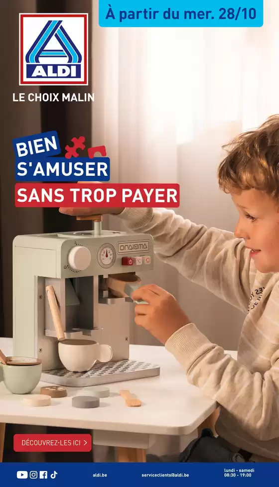 Catalogue Aldi à Ingelmunster | Super réductions sur des produits sélectionnés | 2026-10-28T00:00:00.000Z - 2026-11-11T00:00:00.000Z