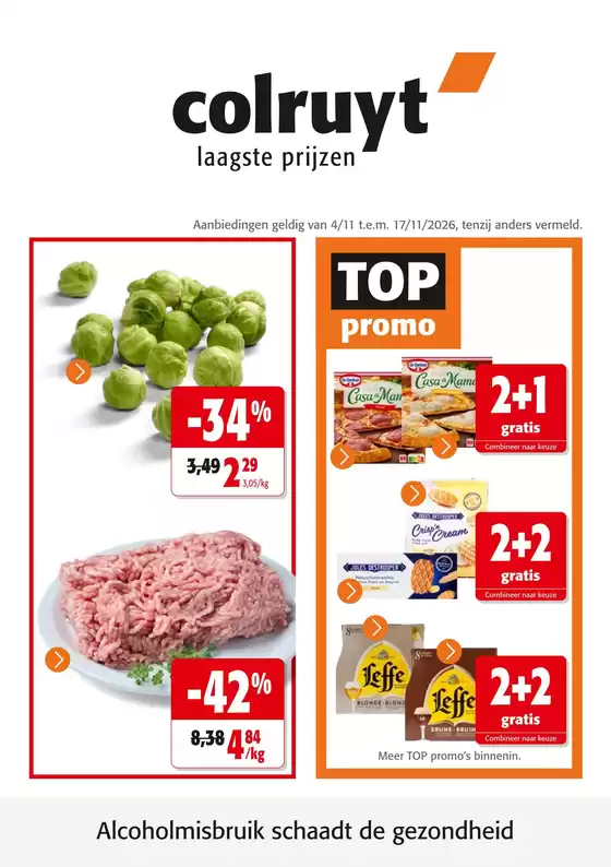 Catalogue Colruyt | Découvrez des offres attractives | 2026-11-04T00:00:00.000Z - 2026-11-17T00:00:00.000Z
