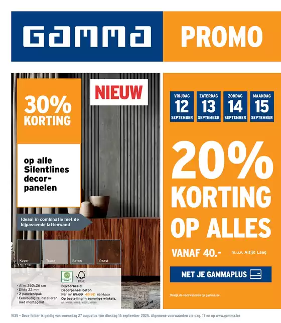 Catalogue GAMMA | Nos meilleures offres pour vous | 2025-09-13T00:00:00.000Z - 2025-12-31T00:00:00.000Z