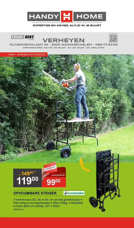 Catalogue HandyHome à Drogenbos | Meilleures offres et réductions | 2025-09-14T00:00:00.000Z - 2025-09-28T00:00:00.000Z