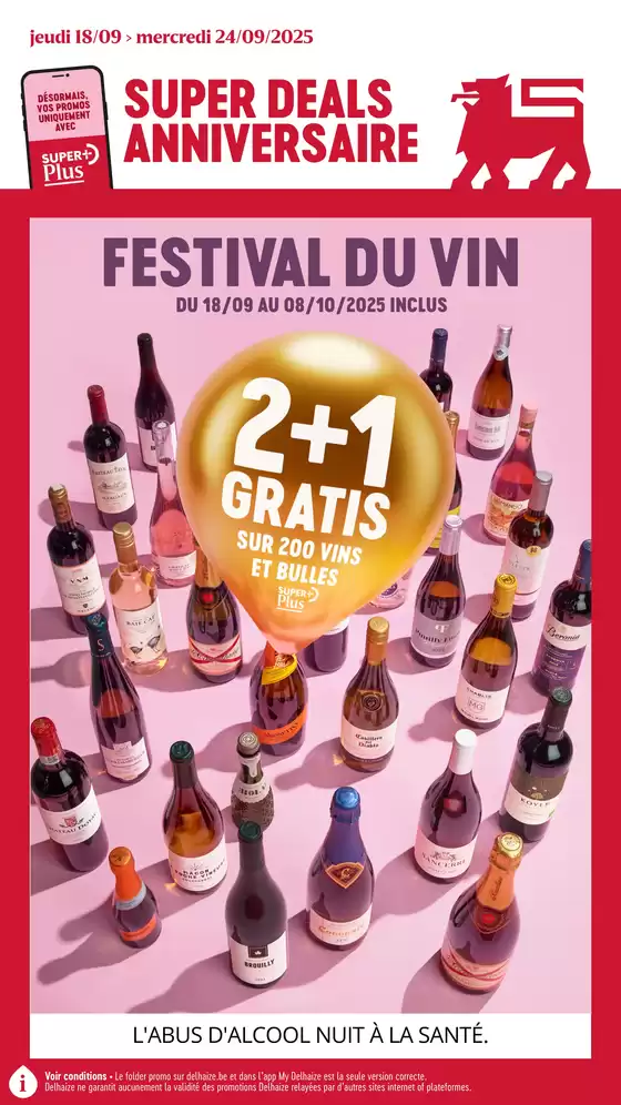 Catalogue Delhaize à Lubbeek | Folder Delhaize - FR | 2025-09-15T00:00:00.000Z - 2025-09-29T00:00:00.000Z