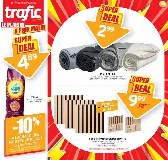 Catalogue trafic à Herck-la-Ville | FR - folder trafic | 2025-09-17T00:00:00.000Z - 2025-09-22T00:00:00.000Z
