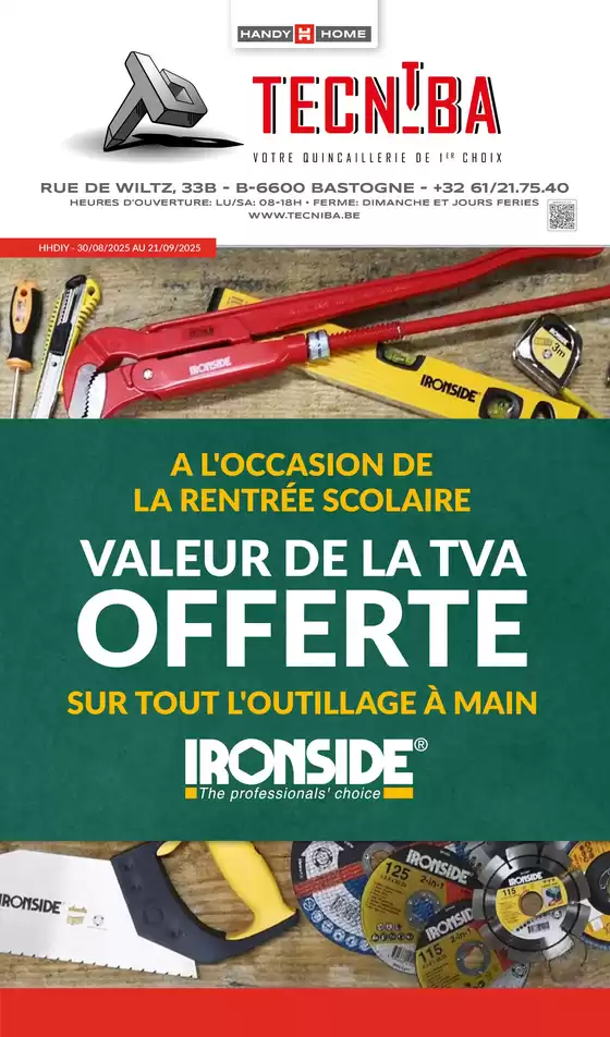 Catalogue HandyHome à Bruxelles | Meilleures offres pour les acheteurs économes | 2025-09-18T00:00:00.000Z - 2025-10-02T00:00:00.000Z