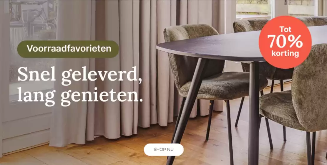 Catalogue Goossens Wonen & Slapen à Leeuw-Saint-Pierre | Voorraadfavorieten | 2025-09-19T00:00:00.000Z - 2025-10-10T00:00:00.000Z