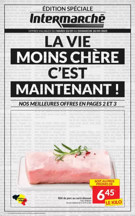 Catalogue Intermarché | Découvrez notre folder du 23/09 FR | 2025-09-23T00:00:00.000Z - 2025-09-28T00:00:00.000Z