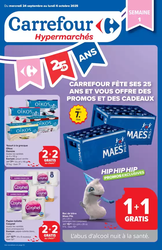 Catalogue Carrefour | Super offre pour tous les clients | 2025-09-24T00:00:00.000Z - 2025-10-06T00:00:00.000Z