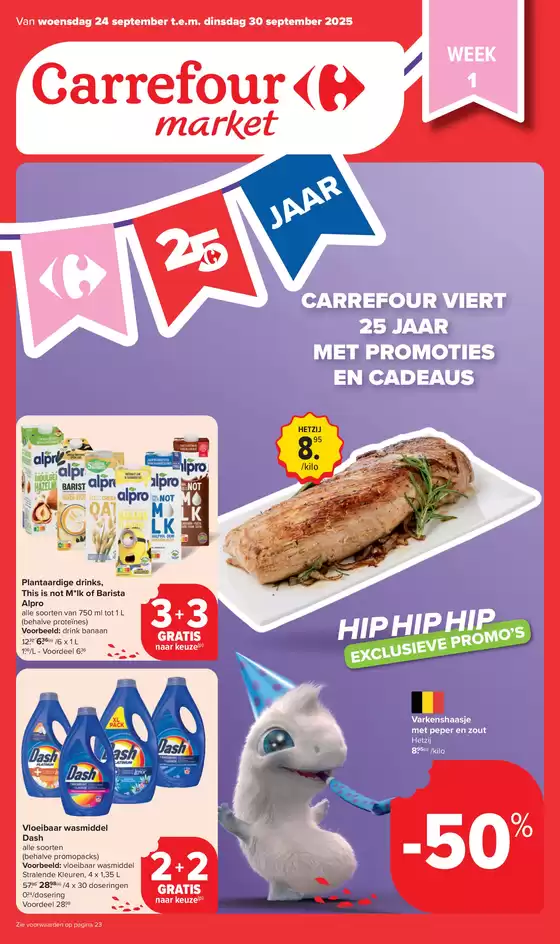 Catalogue Carrefour Market à Gent | Nouvelles offres à découvrir | 2025-09-24T00:00:00.000Z - 2025-09-30T00:00:00.000Z