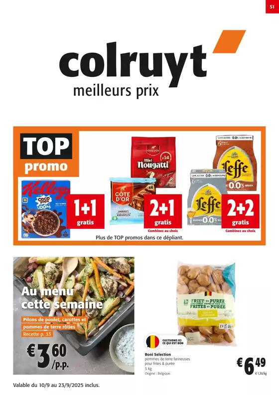 Catalogue Colruyt | Offres et promotions actuelles | 2025-09-19T00:00:00.000Z - 2025-10-03T00:00:00.000Z