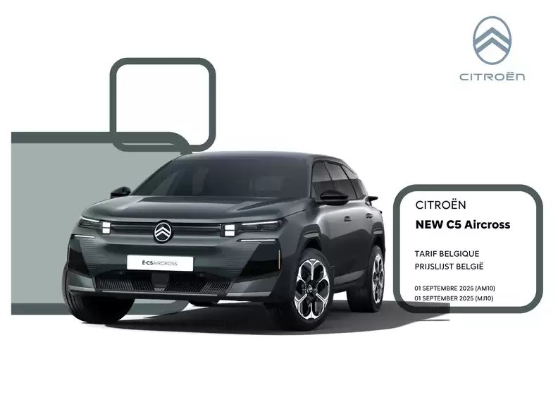 Tarif CR3 C5 Aircross AM1020250901 BE FR