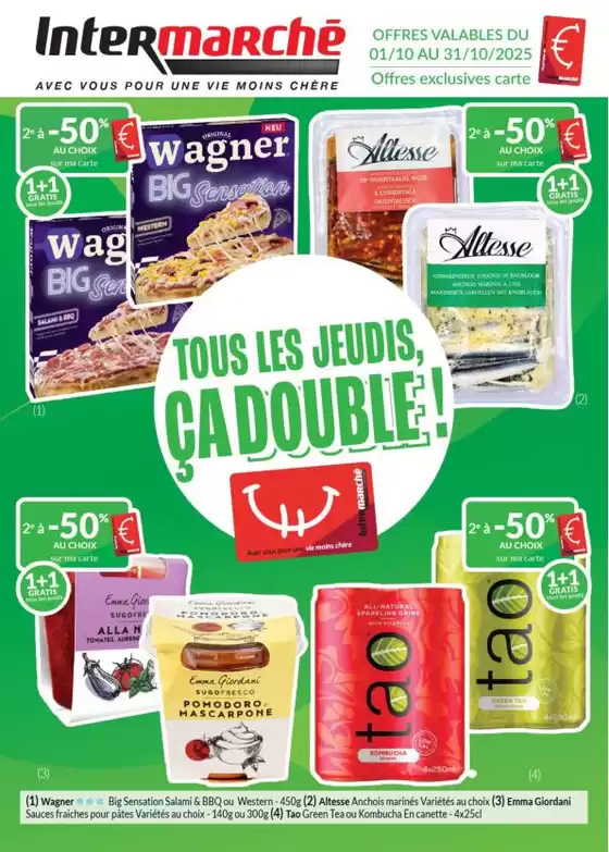 Les offres d’octobre avec la carte Intermarché FR