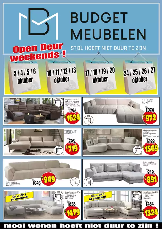 Open Deur Weekends !