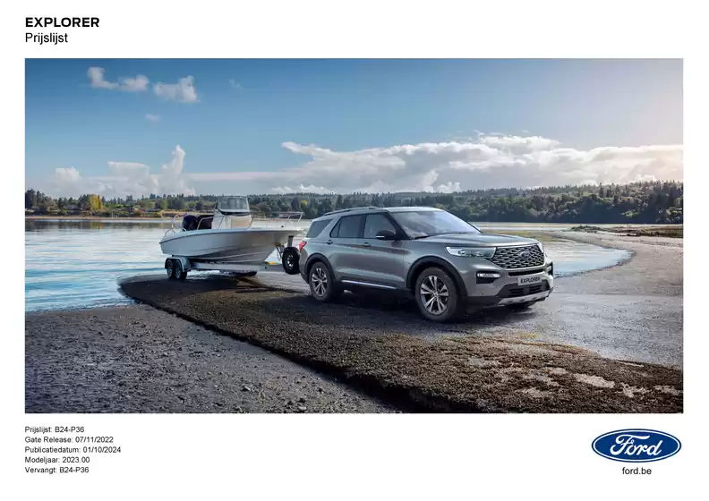 FORD EXPLORER PHEV(ENKEL UIT STOCK)