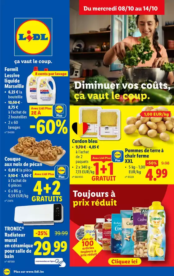 Catalogue Lidl à Beauraing | Nos meilleures offres pour vous | 2025-10-08T00:00:00.000Z - 2025-10-14T00:00:00.000Z
