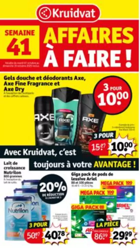 Catalogue Kruidvat | FR Dépliant 41 | 2025-10-06T00:00:00.000Z - 2025-10-19T00:00:00.000Z