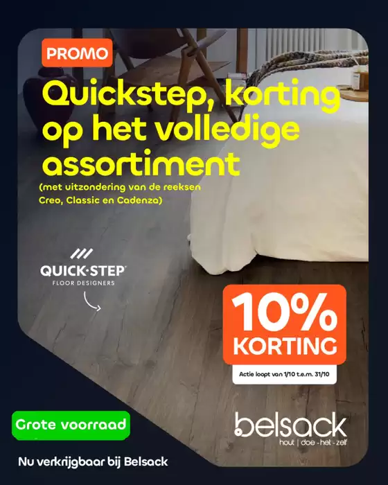 Catalogue Belsack | Quickstep Promo | 2025-10-06T00:00:00.000Z - 2025-10-31T00:00:00.000Z