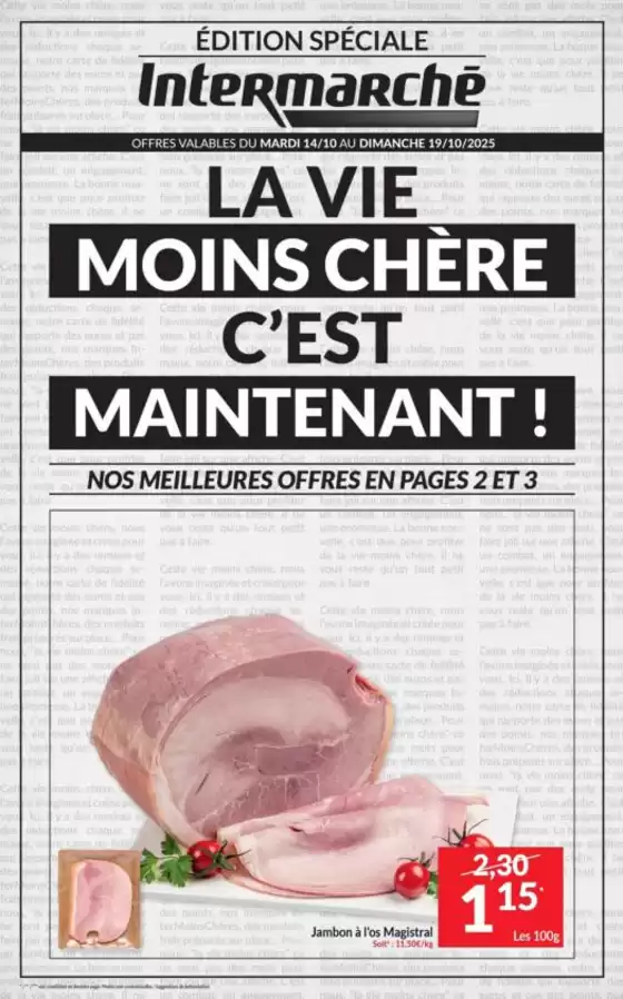 Catalogue Intermarché | Découvrez notre folder du 14/10 FR | 2025-10-14T00:00:00.000Z - 2025-10-19T00:00:00.000Z