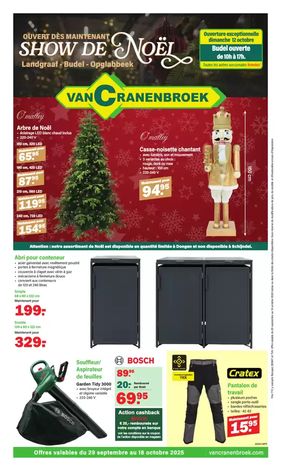 Catalogue Van Cranenbroek à Zemst | Folder FR | 2025-10-09T00:00:00.000Z - 2025-10-18T00:00:00.000Z