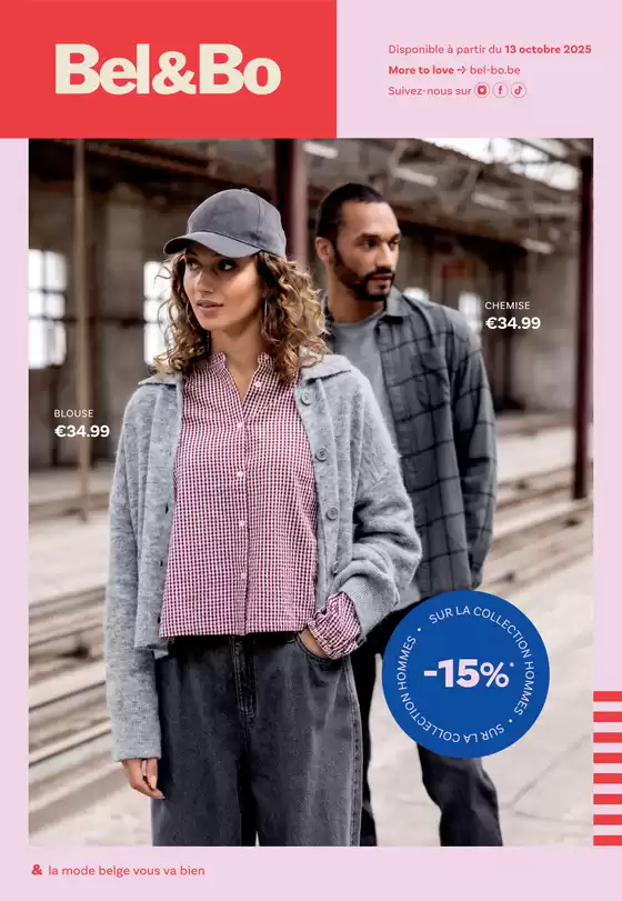 Catalogue Bel&Bo | Sur La Collection Hommes -15% FR | 2025-10-13T00:00:00.000Z - 2025-10-26T00:00:00.000Z