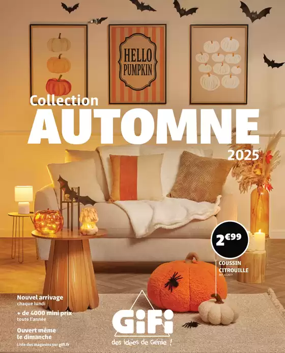 Catalogue GiFi | Collection Automne | 2025-10-14T00:00:00.000Z - 2025-10-22T00:00:00.000Z