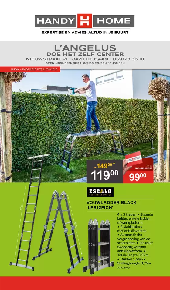 Catalogue HandyHome à Charleroi | Offres exclusives pour nos clients | 2025-10-15T00:00:00.000Z - 2025-10-29T00:00:00.000Z