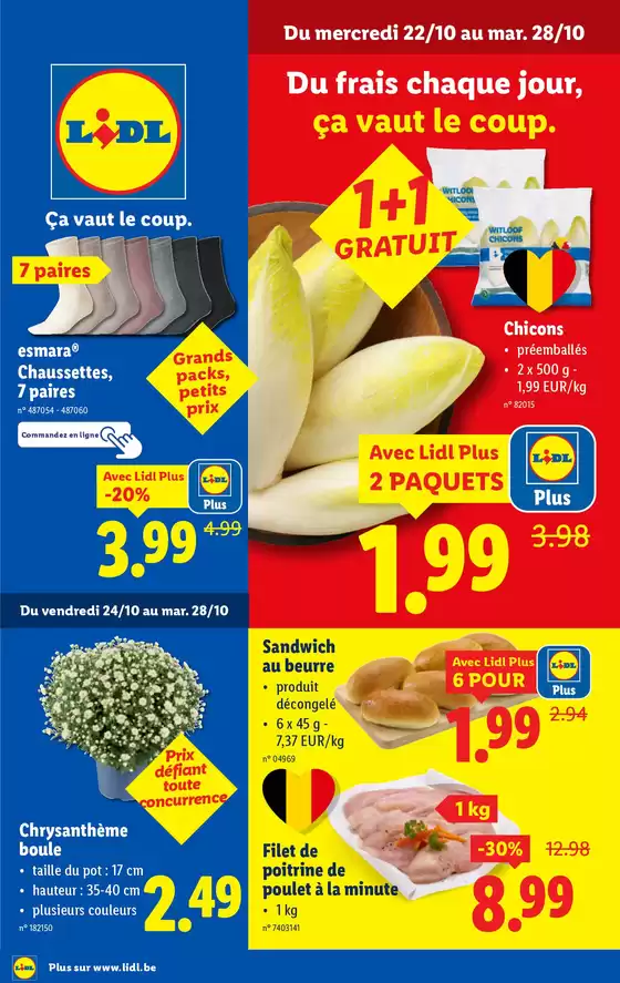 Catalogue Lidl à Alost | 22/10 - 28/10 | 2025-10-22T00:00:00.000Z - 2025-10-28T00:00:00.000Z