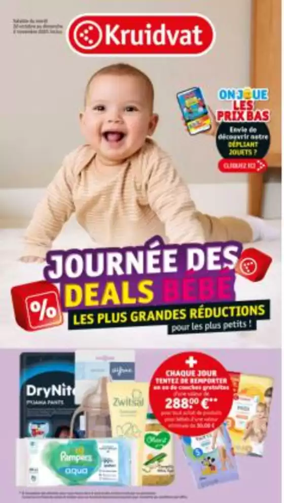 Catalogue Kruidvat | FR Dépliant 43 2025 Bébé Online | 2025-10-19T00:00:00.000Z - 2025-11-02T00:00:00.000Z