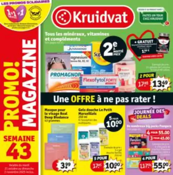 Catalogue Kruidvat | FR Dépliant 43 | 2025-10-19T00:00:00.000Z - 2025-11-02T00:00:00.000Z
