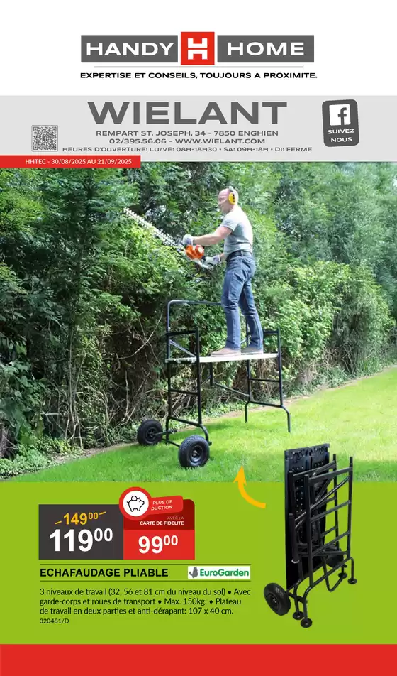 Catalogue HandyHome à Audenarde | Folder septembre FR | 2025-10-20T00:00:00.000Z - 2025-11-03T00:00:00.000Z