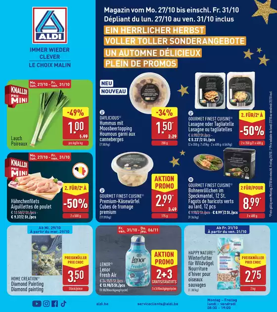 Catalogue Aldi | Découvrez des offres attractives | 2025-10-22T00:00:00.000Z - 2025-11-05T00:00:00.000Z