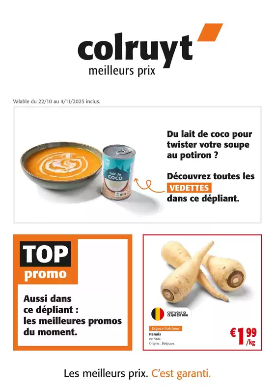 Catalogue Colruyt à Charleroi | Super offre pour les chasseurs de bonnes affaires | 2025-10-22T00:00:00.000Z - 2025-11-05T00:00:00.000Z