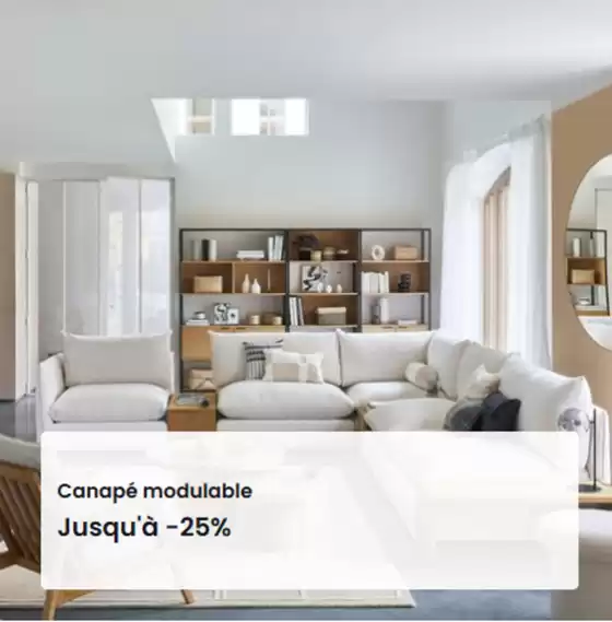 Catalogue La Redoute à Zaventem |  Canapé Modulable | 2025-10-23T00:00:00.000Z - 2025-11-05T00:00:00.000Z