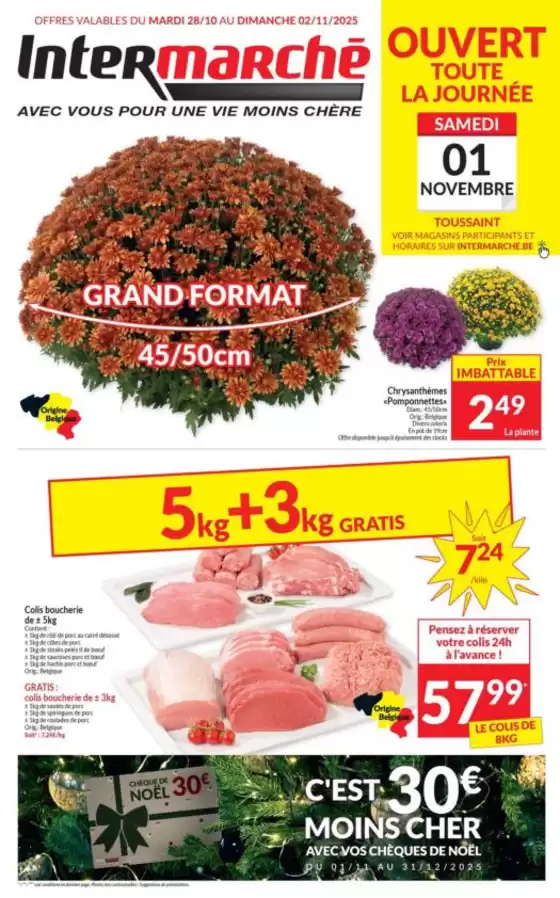 Catalogue Intermarché à Audenarde | Découvrez notre folder du 28/10 FR | 2025-10-23T00:00:00.000Z - 2025-11-06T00:00:00.000Z