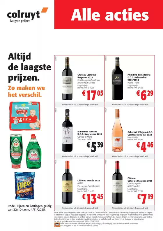 Catalogue Colruyt | Large sélection d'offres | 2025-10-23T00:00:00.000Z - 2025-11-06T00:00:00.000Z