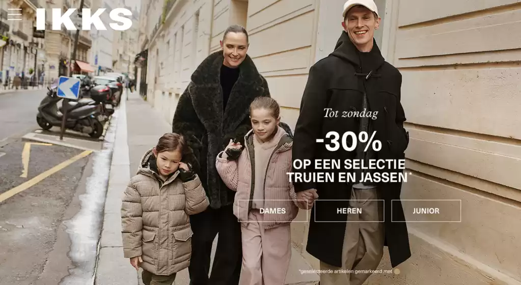 Catalogue IKKS à Luxembourg | -30% | 2025-10-23T00:00:00.000Z - 2025-11-06T00:00:00.000Z