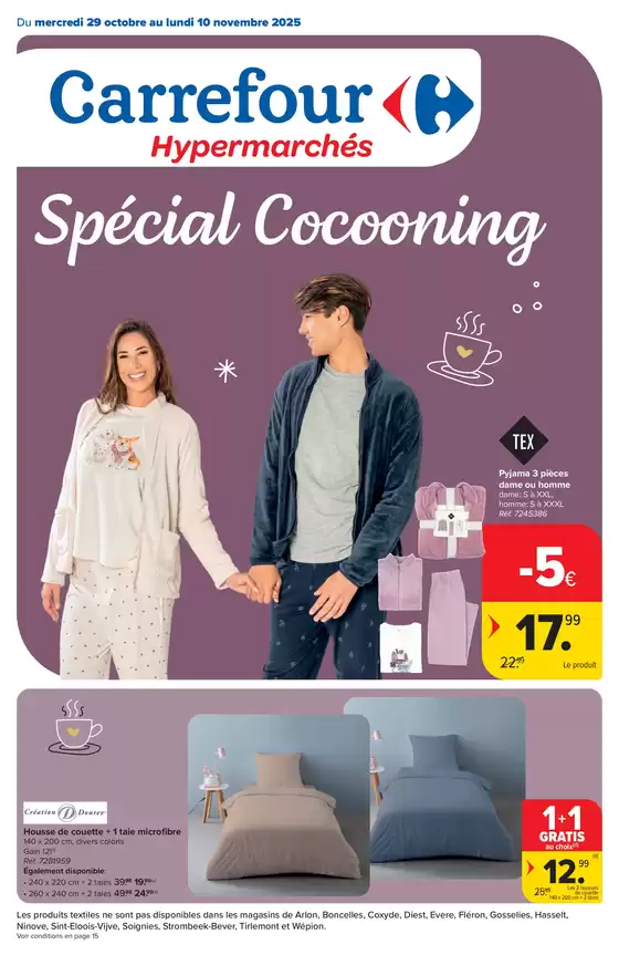 Catalogue Carrefour Drive à Anvers | CARREFOUR qua HYPER COCOONING Folder French | 2025-10-29T00:00:00.000Z - 2025-11-10T00:00:00.000Z