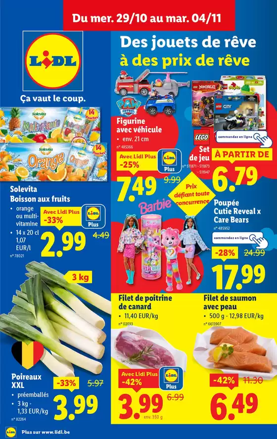 Catalogue Lidl à Hasselt | 29/10 - 04/11 | 2025-10-29T00:00:00.000Z - 2025-11-04T00:00:00.000Z
