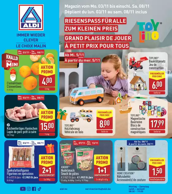 Catalogue Aldi | Promotions spéciales en cours | 2025-10-26T00:00:00.000Z - 2025-11-09T00:00:00.000Z