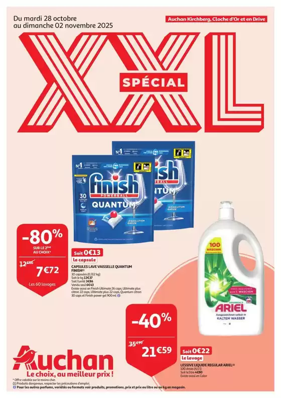 Catalogue Auchan | Promotions spéciales en cours | 2025-10-28T00:00:00.000Z - 2025-11-02T00:00:00.000Z