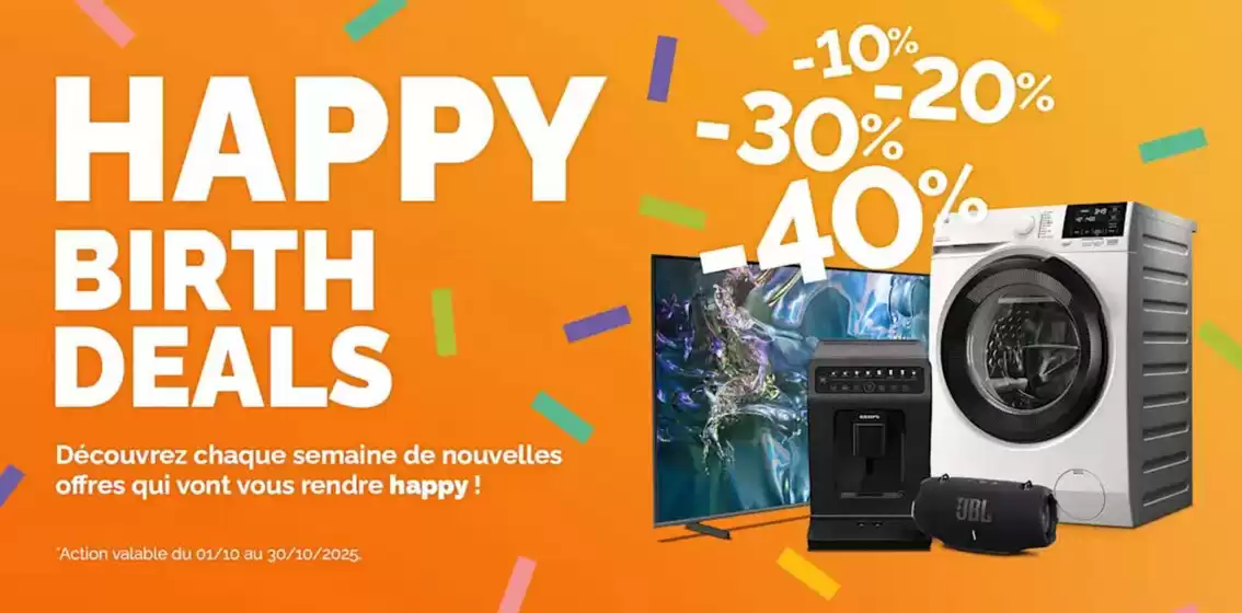 Catalogue Krëfel à Bruxelles | Happy Birth Deals | 2025-10-29T00:00:00.000Z - 2025-10-31T00:00:00.000Z
