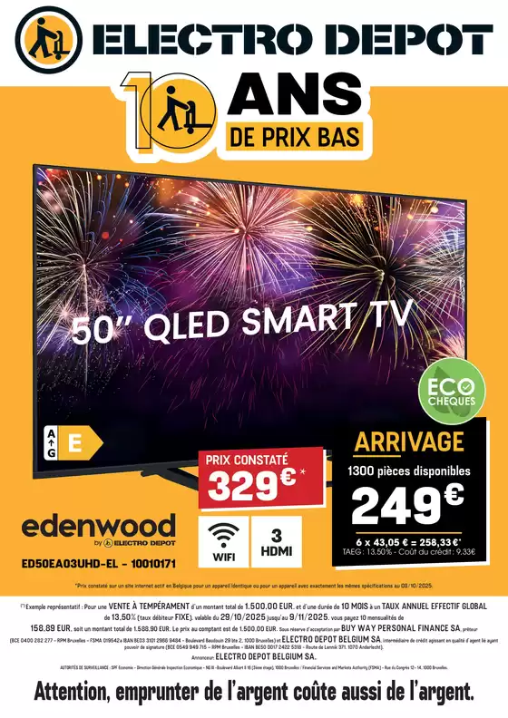 Catalogue Electrodepot | Folder FR | 2025-10-30T00:00:00.000Z - 2025-11-09T00:00:00.000Z