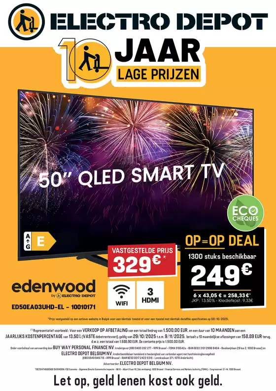 Catalogue Electrodepot | Folder NL | 2025-10-30T00:00:00.000Z - 2025-11-09T00:00:00.000Z