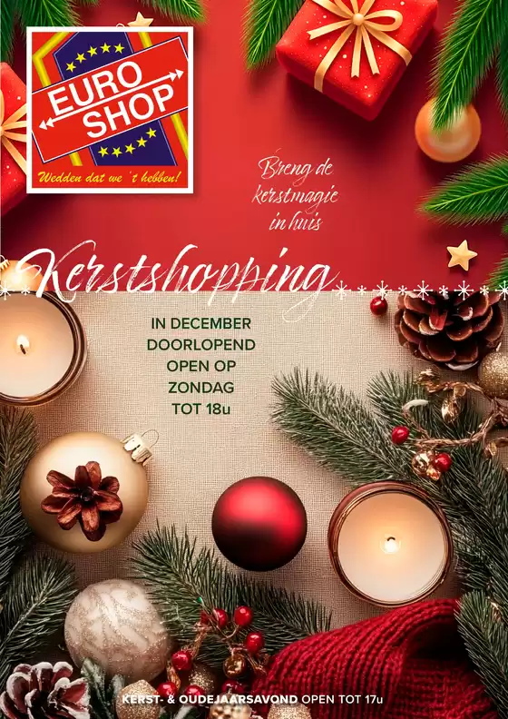 Catalogue Euroshop à Hasselt | Kerstdecoratie 2025(NL) | 2025-12-01T00:00:00.000Z - 2025-12-31T00:00:00.000Z