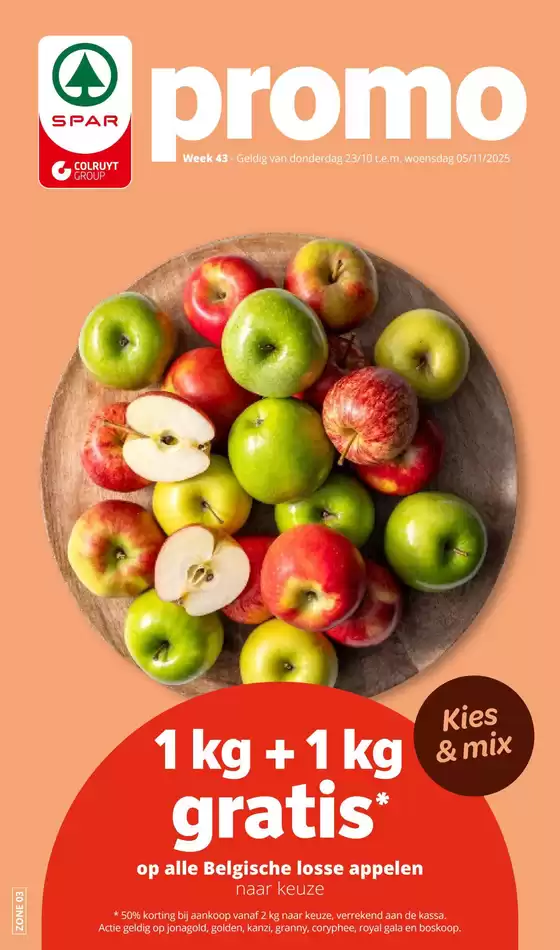 Catalogue SPAR à Mons | Meilleures offres et réductions | 2025-10-23T00:00:00.000Z - 2025-11-05T00:00:00.000Z