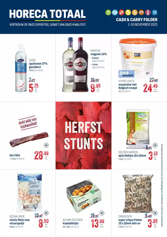 Catalogue Horeca totaal à Denderleeuw | November Folder | 2025-11-01T00:00:00.000Z - 2025-11-30T00:00:00.000Z