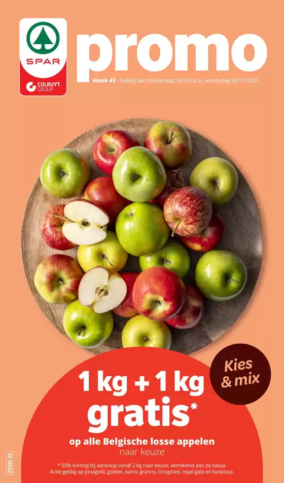 Catalogue SPAR à Roulers | Offres pour les chasseurs de bonnes affaires | 2025-10-23T00:00:00.000Z - 2025-11-05T00:00:00.000Z
