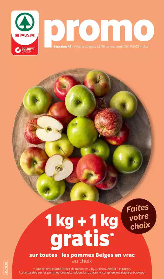 Catalogue SPAR à Roulers | Meilleures offres pour tous les chasseurs de bonnes affaires | 2025-10-23T00:00:00.000Z - 2025-11-05T00:00:00.000Z