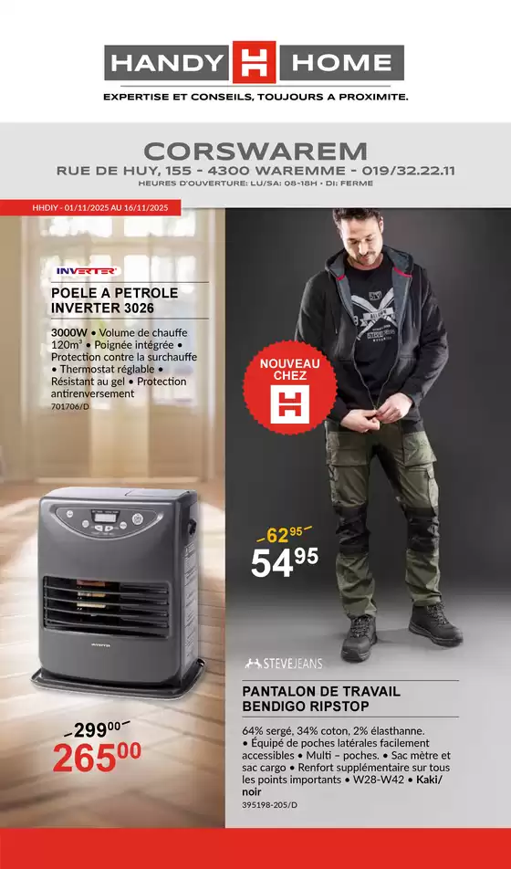 Catalogue HandyHome à Duffel | Folder november NL | 2025-11-01T00:00:00.000Z - 2025-11-16T00:00:00.000Z
