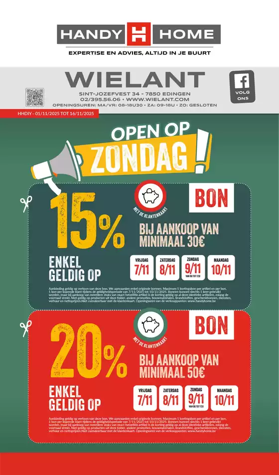 Catalogue HandyHome à Duffel | Meilleures offres pour tous les chasseurs de bonnes affaires | 2025-11-07T00:00:00.000Z - 2025-11-10T00:00:00.000Z