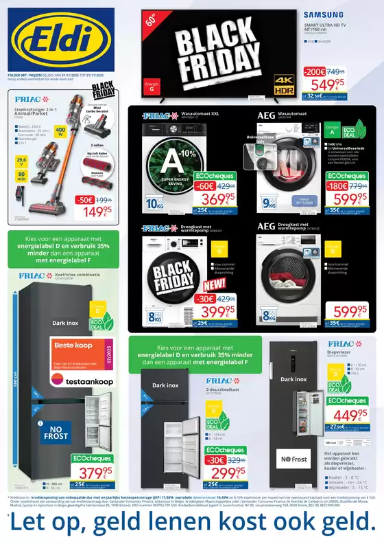Catalogue Eldi à Beveren | Folder Eldi NL | 2025-11-01T00:00:00.000Z - 2025-11-30T00:00:00.000Z